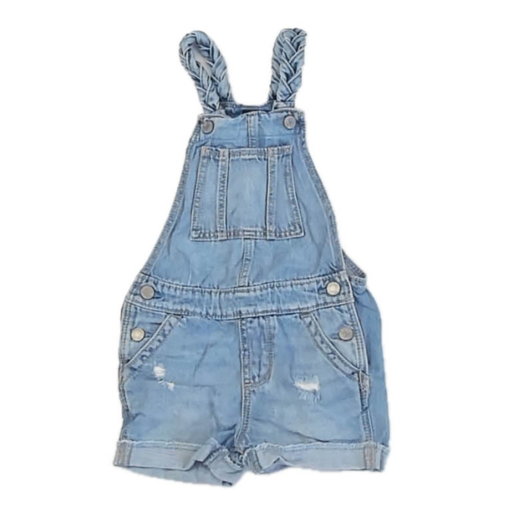 Gap Girls Blue Overall Shorts size: 2T